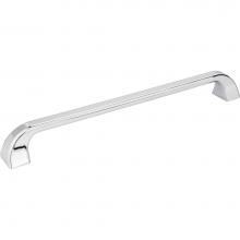 Jeffrey Alexander 972-12PC - 12'' Center-to-Center Polished Chrome Square Marlo Appliance Handle