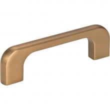 Jeffrey Alexander 264-3SBZ - 3'' Center-to-Center Satin Bronze Alvar Cabinet Pull