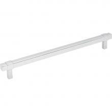 Jeffrey Alexander 293-224PC - 224 mm Center-to-Center Polished Chrome Square Zane Cabinet Pull