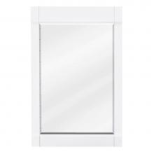 Jeffrey Alexander MIR2AST-22-WH - 22'' W x 1-1/4'' D x 34'' H White Astoria mirror