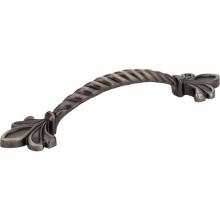 Jeffrey Alexander 925-96BNBDL - 96 mm Center-to-Center Brushed Pewter Evangeline Cabinet Pull