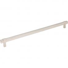 Jeffrey Alexander 293-305NI - 305 mm Center-to-Center Polished Nickel Square Zane Cabinet Pull