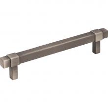 Jeffrey Alexander 293-128BNBDL - 128 mm Center-to-Center Brushed Pewter Square Zane Cabinet Pull