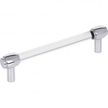 Jeffrey Alexander 775-128PC - 128 mm Center-to-Center Polished Chrome Carmen Cabinet Bar Pull