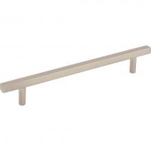 Jeffrey Alexander 845-160SN - 160 mm Center-to-Center Satin Nickel Square Dominique Cabinet Bar Pull