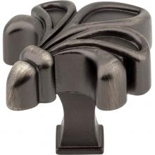 Jeffrey Alexander 925BNBDL - 1-3/4'' Overall Length  Brushed Pewter Evangeline Cabinet Knob