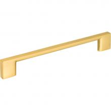 Jeffrey Alexander 635-160BG - 160 mm Center-to-Center Brushed Gold Square Sutton Cabinet Bar Pull