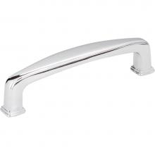 Jeffrey Alexander 1092PC - 96 mm Center-to-Center Polished Chrome Square Milan 1 Cabinet Pull