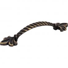 Jeffrey Alexander 925-96ABSB - 96 mm Center-to-Center Antique Brushed Satin Brass Evangeline Cabinet Pull