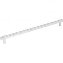 Jeffrey Alexander 293-305PC - 305 mm Center-to-Center Polished Chrome Square Zane Cabinet Pull