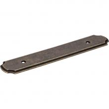 Jeffrey Alexander B812-96ABM-D - 6-1/8'' O.L. (96 mm Center-to-Center) Distressed Antique Brass Pull Backplate