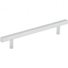 Jeffrey Alexander 845-128PC - 128 mm Center-to-Center Polished Chrome Square Dominique Cabinet Bar Pull