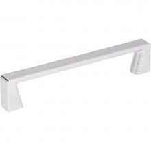 Jeffrey Alexander 177-128PC - 128 mm Center-to-Center Polished Chrome Square Boswell Cabinet Pull