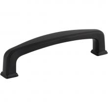 Jeffrey Alexander 1092MB - 96 mm Center-to-Center Matte Black Square Milan 1 Cabinet Pull