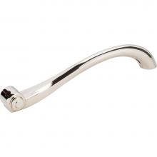 Jeffrey Alexander 343-160NI - 160 mm Center-to-Center Polished Nickel Duval Vertical Cabinet Pull