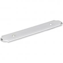 Jeffrey Alexander B812-96PC - 6-1/8'' O.L. (96 mm Center-to-Center) Polished Chrome Pull Backplate