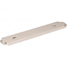 Jeffrey Alexander B812-96R-SN - 6-1/8'' O.L. (96 mm Center-to-Center) Satin Nickel Rope Pull Backplate