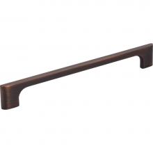 Jeffrey Alexander 286-192DBAC - 192 mm Center-to-Center Brushed Oil Rubbed Bronze Asymmetrical Leyton Cabinet Pull