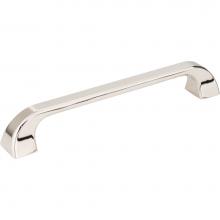 Jeffrey Alexander 972-160NI - 160 mm Center-to-Center Polished Nickel Square Marlo Cabinet Pull