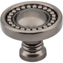 Jeffrey Alexander 918BNBDL - 1-3/8'' Diameter Brushed Pewter Beaded Prestige Cabinet Knob