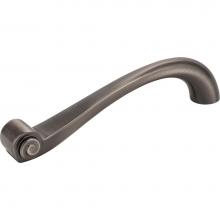 Jeffrey Alexander 343-128BNBDL - 128 mm Center-to-Center Brushed Pewter Duval Vertical Cabinet Pull