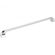 Jeffrey Alexander 972-305PC - 305 mm Center-to-Center Polished Chrome Square Marlo Cabinet Pull