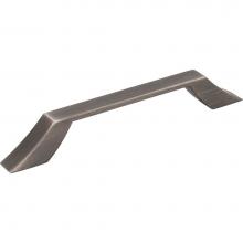 Jeffrey Alexander 798-128BNBDL - 128 mm Center-to-Center Brushed Pewter Square Royce Cabinet Pull