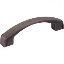 Jeffrey Alexander 549-96DBAC - 96 mm Center-to-Center Brushed Oil Rubbed Bronze Merrick Cabinet Pull