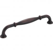 Jeffrey Alexander 658-160DBAC - 160 mm Center-to-Center Brushed Oil Rubbed Bronze Tiffany Cabinet Pull