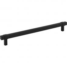 Jeffrey Alexander 293-224MB - 224 mm Center-to-Center Matte Black Square Zane Cabinet Pull