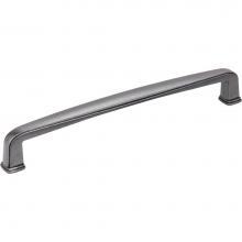 Jeffrey Alexander 1092-160DACM - 160 mm Center-to-Center Gun Metal Square Milan 1 Cabinet Pull