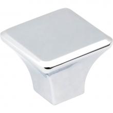 Jeffrey Alexander 972L-PC - 1-1/4'' Overall Length Polished Chrome Square Marlo Cabinet Knob