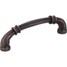 Jeffrey Alexander 317-96DBAC - 96 mm Center-to-Center Brushed Oil Rubbed Bronze Lafayette Cabinet Pull