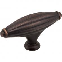 Jeffrey Alexander 618L-DBAC - 2-15/16'' Brushed Oil Rubbed Bronze Glenmore Cabinet ''T'' Knob