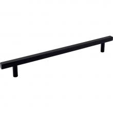 Jeffrey Alexander 845-12MB - 12'' Center-to-Center Matte Black Square Dominique Appliance Handle