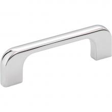 Jeffrey Alexander 264-3PC - 3'' Center-to-Center Polished Chrome Alvar Cabinet Pull