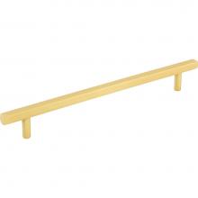 Jeffrey Alexander 845-192BG - 192 mm Center-to-Center Brushed Gold Square Dominique Cabinet Bar Pull