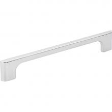 Jeffrey Alexander 286-160PC - 160 mm Center-to-Center Polished Chrome Asymmetrical Leyton Cabinet Pull