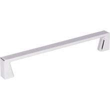 Jeffrey Alexander 177-160PC - 160 mm Center-to-Center Polished Chrome Square Boswell Cabinet Pull