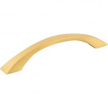 Jeffrey Alexander 767-128BG - 128 mm Center-to-Center Brushed Gold Flared Philip Cabinet Pull