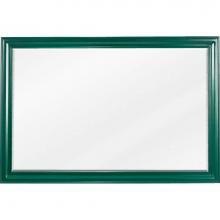 Jeffrey Alexander MIR2DOU-42-GN - 42'' W x 1-1/4'' D x 28'' H Forest Green Douglas mirror