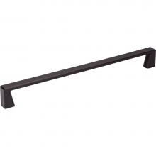 Jeffrey Alexander 177-224MB - 224 mm Center-to-Center Matte Black Square Boswell Cabinet Pull