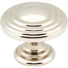 Jeffrey Alexander 137NI - 1-1/4'' Diameter Polished Nickel Stacked Bremen 2 Cabinet Knob