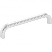 Jeffrey Alexander 667-128PC - 128 mm Center-to-Center Polished Chrome Rae Cabinet Pull