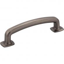 Jeffrey Alexander MO6373BNBDL - 96 mm Center-to-Center Brushed Pewter Belcastel 1 Cabinet Pull