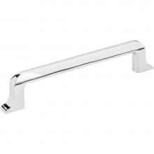 Jeffrey Alexander 839-128PC - 128 mm Center-to-Center Polished Chrome Callie Cabinet Pull