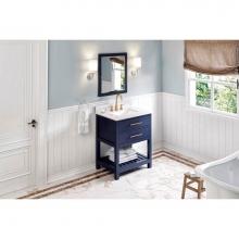 Jeffrey Alexander VN2WAV-30-BL-NT - 30'' Hale Blue Wavecrest Vanity