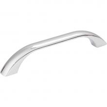 Jeffrey Alexander 4128PC - 128 mm Center-to-Center Polished Chrome Square Sonoma Cabinet Pull