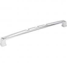 Jeffrey Alexander 910-12PC - 12'' Center-to-Center Polished Chrome Square Modena Appliance Handle