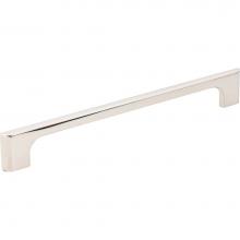 Jeffrey Alexander 286-192NI - 192 mm Center-to-Center Polished Nickel Asymmetrical Leyton Cabinet Pull